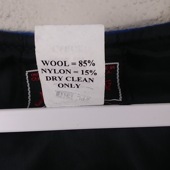 Johnson Woolen Mills LLC Vintage Wool Blend V-Neck Sleeveless Button Up Vest - Picture 8 of 8